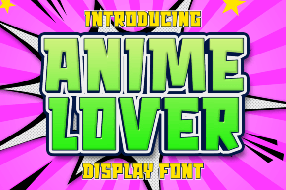 Anime Lover Font for Bold Web Design