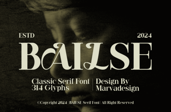 Bailse: A Refined Serif Typeface for Modern Editorial Design