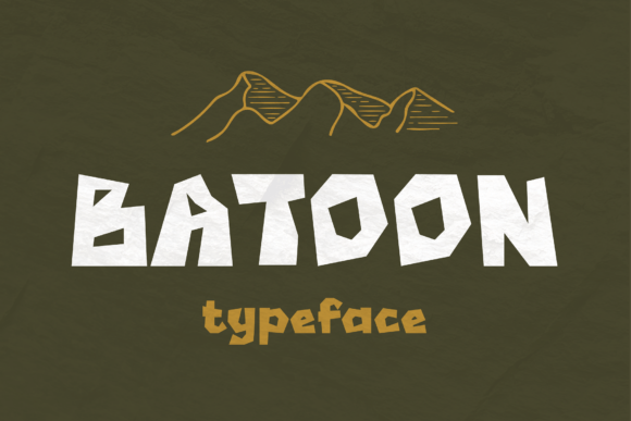 Batoon: A Bold Sans Serif Typeface for Branding