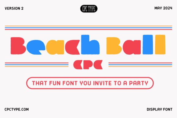 Beach Ball CPC: The Perfect Summer Display Font