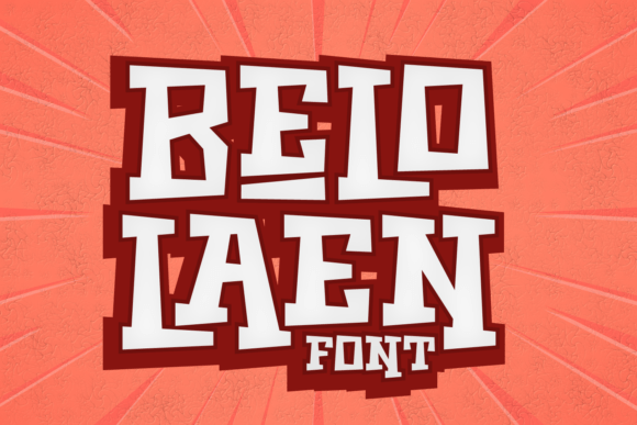 Belo Laen: A Dynamic Comic Font for Web Design