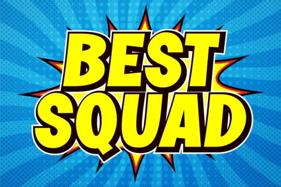 Best Squad Font: A Bold Comic Typeface Review