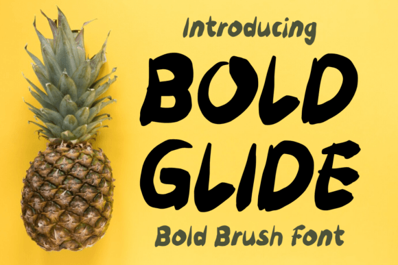 Bold Glide Typeface for Web Design