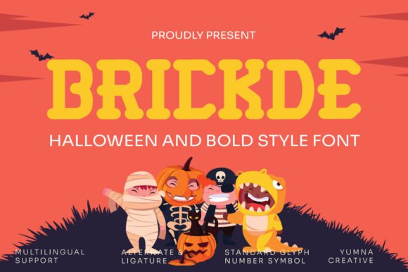 Brickde Font: Bold Halloween Typography for Marketers