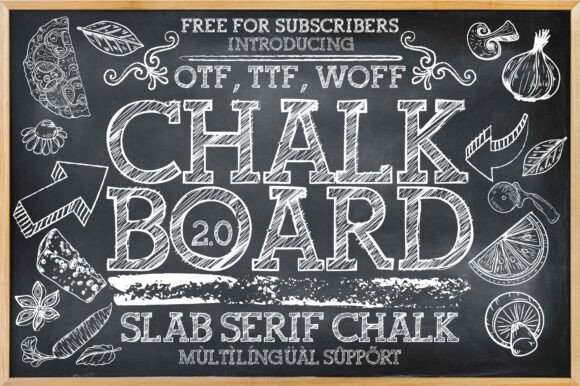 Chalkboard 2.0: A Slab Serif Font for Branding