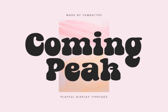 Coming Peak: A Bold Display Font for Modern Web Design