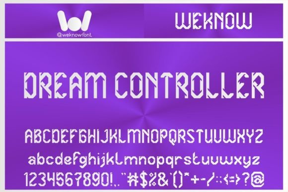 Dream Controller Font Review for Campaigns