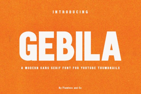 Gebila Font Review: A Bold Sans Serif for Modern Brands
