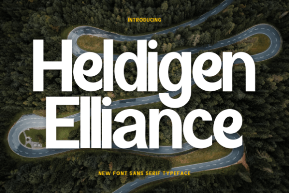 Heldigen Elliance: A Bold Typeface for Strong Branding