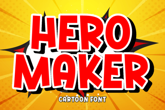 Hero Maker: A Bold Typeface for Editorial Impact