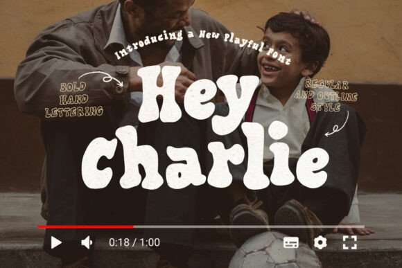 Hey Charlie: A Bold Serif Typeface for Editorial Design