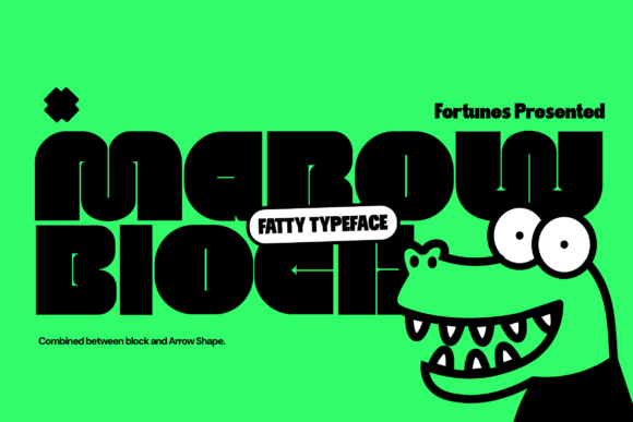 Marow Block: A Playful Sans Serif Font for Editors