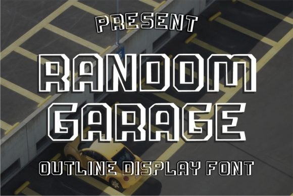 Random Garage: A Bold Display Font for Editorial Design