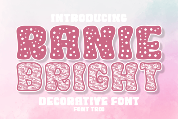 Ranie Bright: A Bold Typeface for Editorial Design