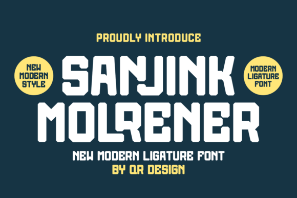 Sanjink Molrener: A Bold Typeface for Web Design