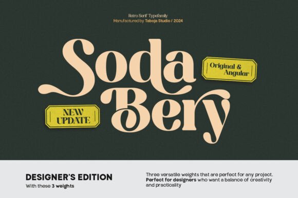 Sodabery Designer’s Edition Font Review