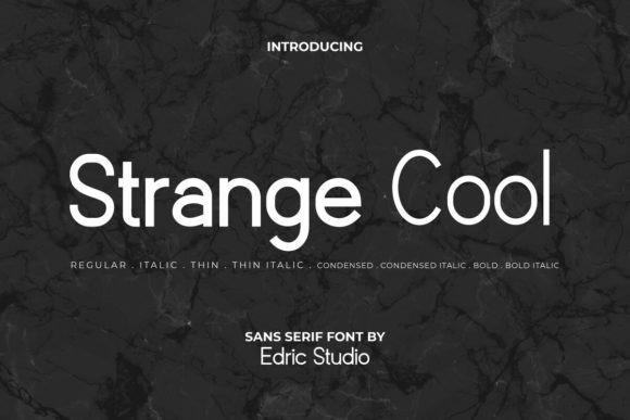 Strange Cool Font for Crafters and Sellers