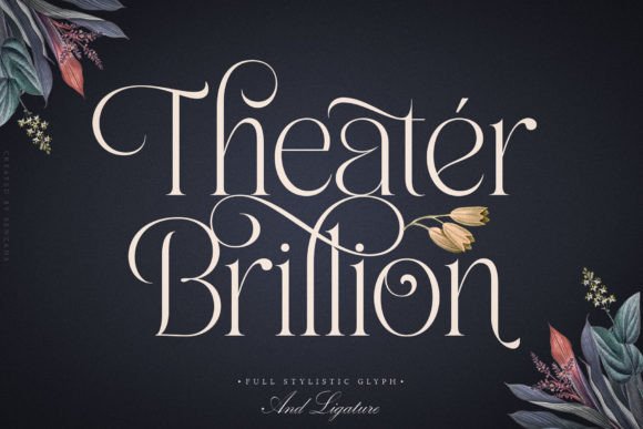 Theater Brillion: A Bold Serif Font for Branding