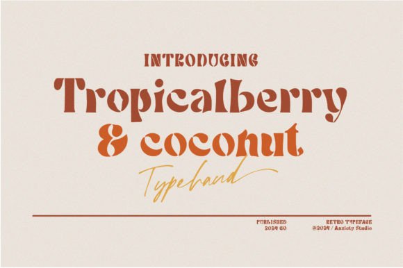Tropicalberry: A Modern Sans Serif Font for Web Design