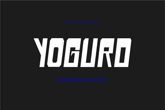 Yogurd Font: A Bold Typeface for Makers